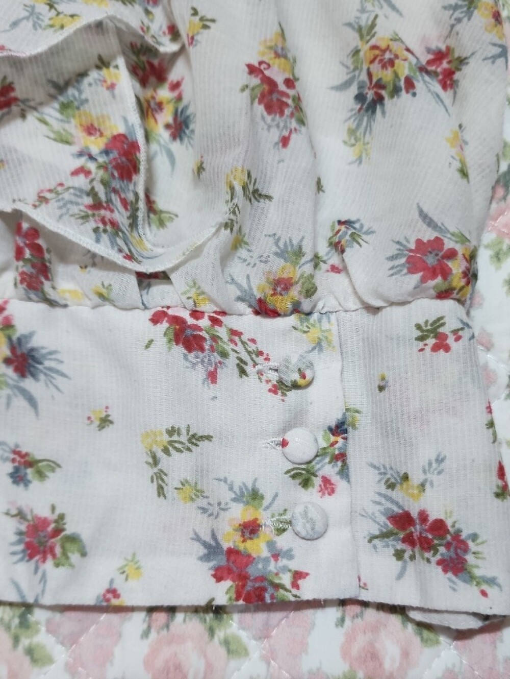 GUESS 💕 Floral Ruffle Cami XS - Picture 4 of 12